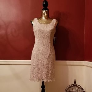 Jessica Howard Lace Glitter Cocktail Dress